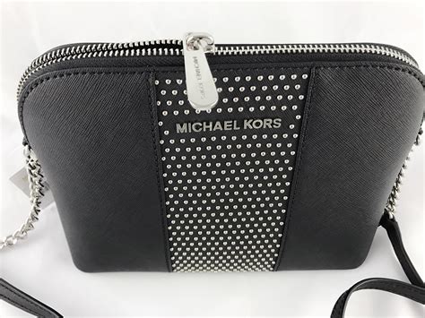 michael kors cindy black silver